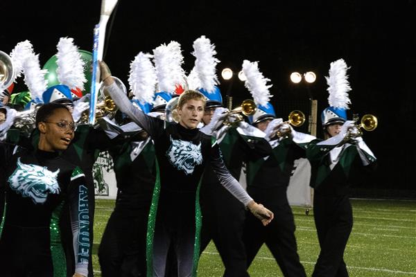 Arundel High School Marching Band Performing